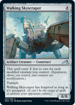 Walking Skyscraper : 263/302 KAMIGAWA NEON DYNASTY - Magic the Gathering Single Card