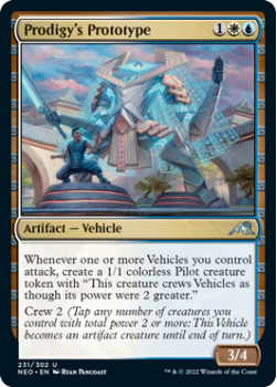 Prodigy's Prototype : 231/302 KAMIGAWA NEON DYNASTY - Magic the Gathering Single Card