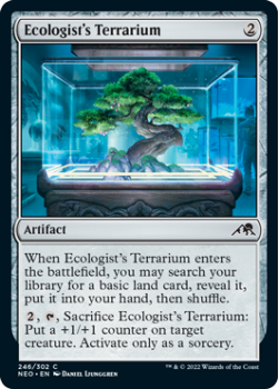 Ecologist's Terrarium : 246/302 KAMIGAWA NEON DYNASTY - Magic the Gathering Single Card