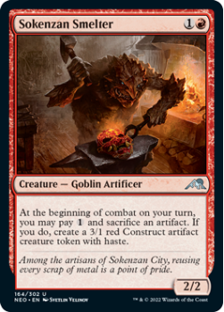 Sokenzan Smelter : 164/302 KAMIGAWA NEON DYNASTY - Magic the Gathering Single Card