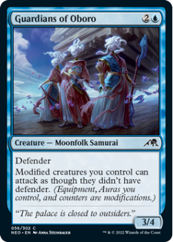 Guardians of Oboro : 056/302 KAMIGAWA NEON DYNASTY - Magic the Gathering Single Card
