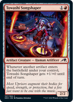 Towashi Songshaper : 167/302 KAMIGAWA NEON DYNASTY - Magic the Gathering Single Card