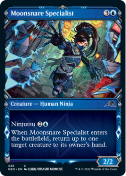 Moonsnare Specialist (SHOWCASE) : 335 KAMIGAWA NEON DYNASTY - Magic the Gathering Single Card