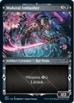 Mukotai Ambusher (SHOWCASE) : 342 KAMIGAWA NEON DYNASTY - Magic the Gathering Single Card