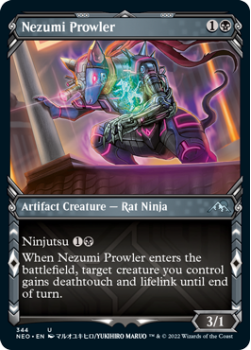 Nezumi Prowler (SHOWCASE) : 344 KAMIGAWA NEON DYNASTY - Magic the Gathering Single Card