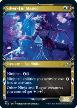 Silver-Fur Master (SHOWCASE) : 353 KAMIGAWA NEON DYNASTY - Magic the Gathering Single Card