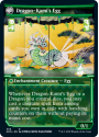 The Dragon-Kami Reborn // Dragon-Kami's Egg (SHOWCASE) (FOIL) : 358 KAMIGAWA NEON DYNASTY - Magic the Gathering Single Card - Image 2