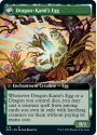 The Dragon-Kami Reborn // Dragon-Kami's Egg (BORDERLESS) (FOIL) : 473 KAMIGAWA NEON DYNASTY - Magic the Gathering Single Card - Image 2