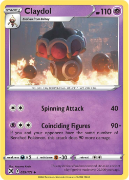 Claydol : SWORD AND SHIELD - BRILLIANT STARS 59/172 - Pokemon Single Card