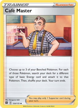 Cafe Master : SWORD AND SHIELD - BRILLIANT STARS 133/172 - Pokemon Single Card