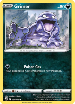 Grimer : SWORD AND SHIELD - BRILLIANT STARS 84/172 - Pokemon Single Card