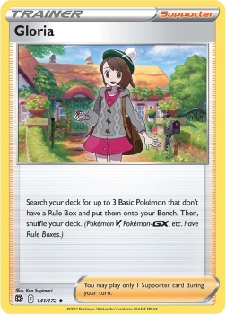 Gloria : SWORD AND SHIELD - BRILLIANT STARS 141/172 - Pokemon Single Card