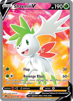 Shaymin V : SWORD AND SHIELD - BRILLIANT STARS 152/172 - Pokemon Single Card
