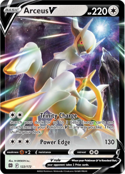 Arceus V : SWORD AND SHIELD - BRILLIANT STARS 122/172 - Pokemon Single Card