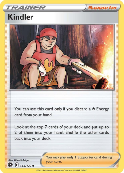 Kindler : SWORD AND SHIELD - BRILLIANT STARS 143/172 - Pokemon Single Card