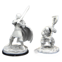 Critical Role Unpainted Miniatures: Westruun Militia Swordsman & Kraghammer Axeman - Image 2