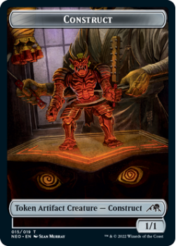 Construct Token : 15/19 KAMIGAWA NEON DYNASTY - Magic the Gathering Single Card