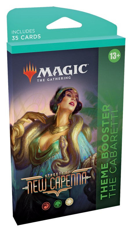 Magic the Gathering: Streets of New Capenna - Theme Booster Pack The Cabaretti (Red-Green-White) Magic the Gathering: Streets of New Capenna - Theme Booster Pack The Cabaretti (Red-Green-White)