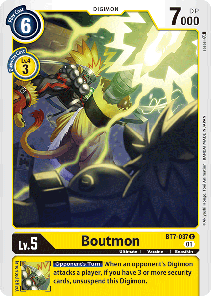 Boutmon : BT7-037 NEXT ADVENTURE - Digimon Card Game Single Card