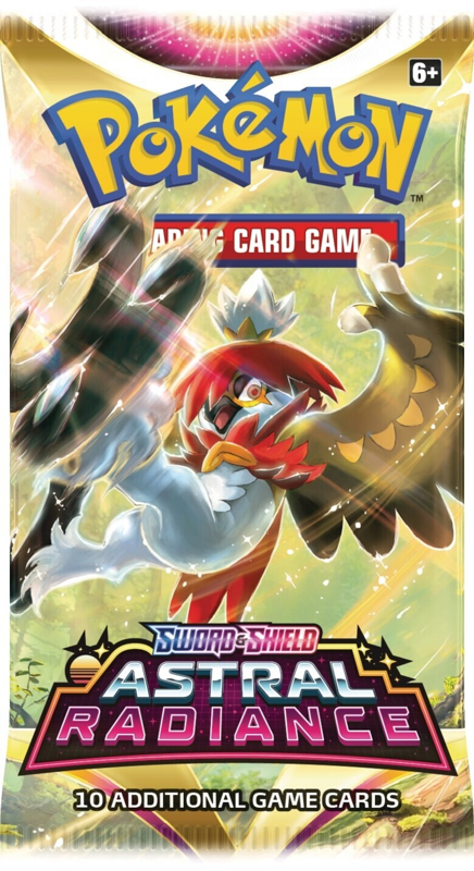 Pokemon TCG Astral Radiance Booster Pack - 10 Cards New Sealed (English)