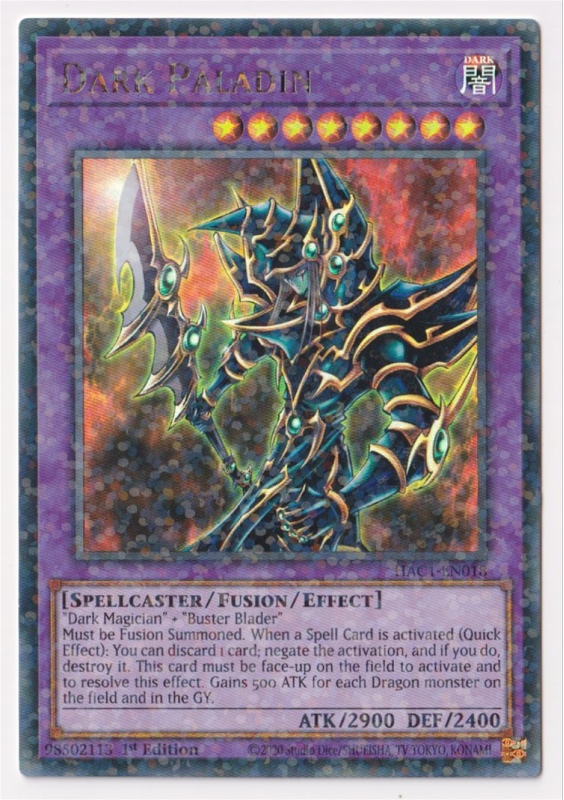 Dark Paladin (Duel Terminal Ultra Parallel Rare) : HAC1-EN018 - Yu-Gi-Oh! Single Card Dark Paladin (Duel Terminal Ultra Parallel Rare) : HAC1-EN018 - Yu-Gi-Oh! Single Card