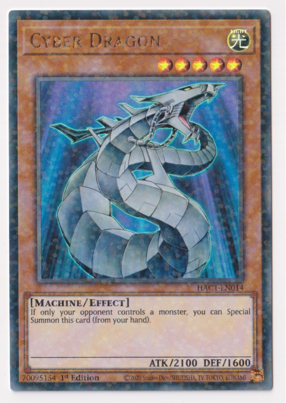 Cyber Dragon (Duel Terminal Ultra Parallel Rare) : HAC1-EN014 - Yu-Gi-Oh! Single Card Cyber Dragon (Duel Terminal Ultra Parallel Rare) : HAC1-EN014 - Yu-Gi-Oh! Single Card