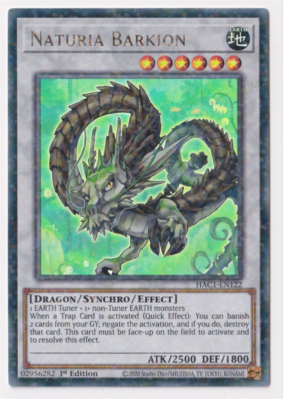 Naturia Barkion (Duel Terminal Ultra Parallel Rare) : HAC1-EN122 - Yu-Gi-Oh! Single Card Naturia Barkion (Duel Terminal Ultra Parallel Rare) : HAC1-EN122 - Yu-Gi-Oh! Single Card