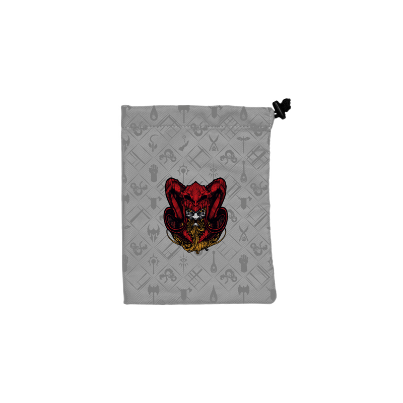 thumbnail image 2 of Dungeons & Dragons Dice Pouch - Treasure Nest Lich Design With Velvet Liner For RPG Gaming 2 of 10