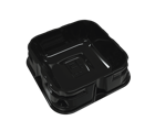 X-Trayz Black (3 Single and 3 Double Trays) - Image 2