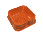 X-Trayz Orange (3 Single and 3 Double Trays)