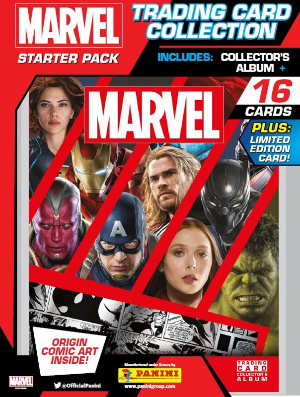 Marvel Trading Card Collection Starter Pack Chaos Cards