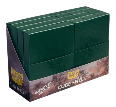 Dragon Shield Cube Shell - Forest Green (Pack of 8)