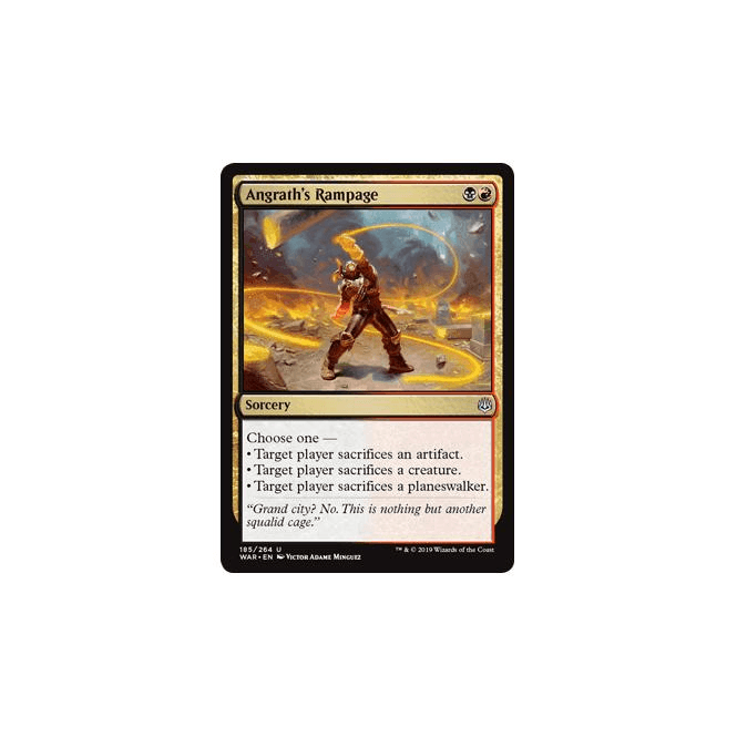 Angrath's Rampage : WAR OF THE SPARK 185/264 - Magic the Gathering Single  Card