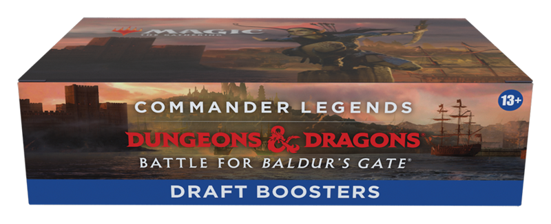 Magic the Gathering: Commander Legends: Battle for Baldur's Gate - Draft Booster Box (24 Packs) Magic the Gathering: Commander Legends: Battle for Baldur's Gate - Draft Booster Box (24 Packs)