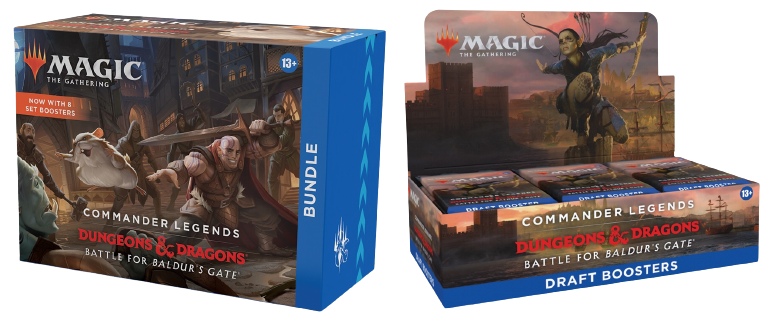 Magic the Gathering: Commander Legends: Battle for Baldur's Gate - Combo Draft Booster Box + Bundle Magic the Gathering: Commander Legends: Battle for Baldur's Gate - Combo Draft Booster Box + Bundle