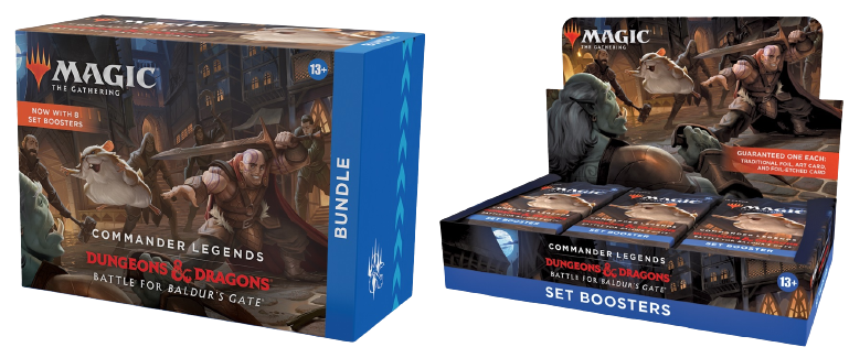 Magic: The Gathering Commander Legends: Battle For Baldur's Gate Set Booster Box - 18 Packs (270 Cards) Mtg Atla Magic: The Gathering Commander Legends: Battle For Baldur's Gate Set Booster Box - 18 Packs (270 Cards) Mtg Atla
