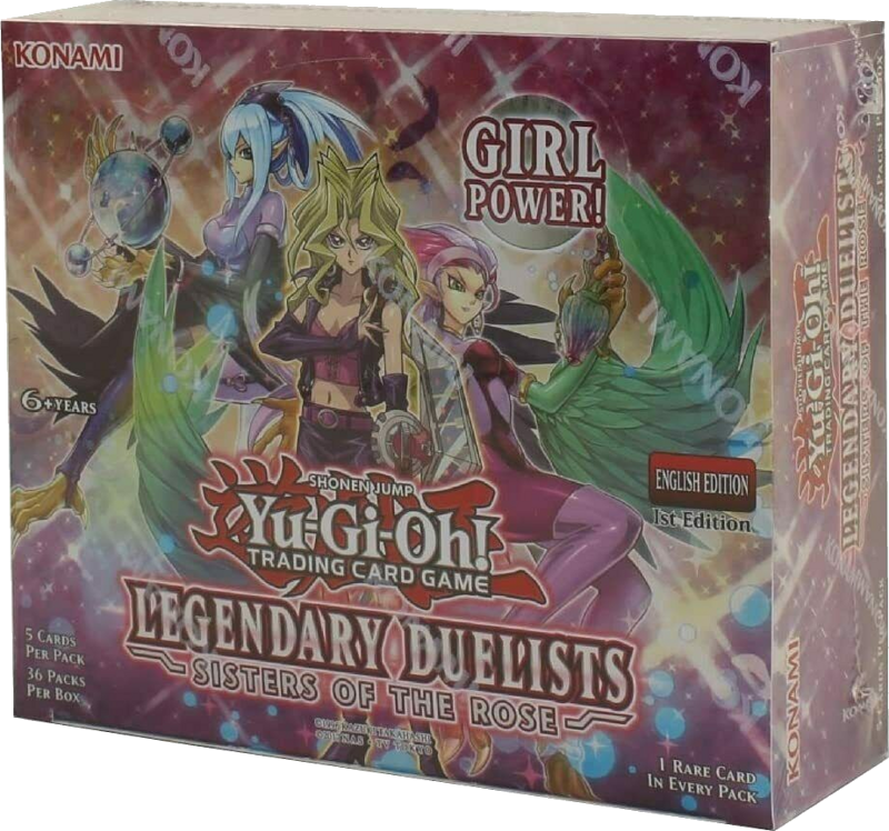 Yu-Gi-Oh! Sealed Booster BOX (36 packs) - Legendary Duelists Sisters of the Rose (1st Edition) | Chaos Cards Yu-Gi-Oh! Sealed Booster BOX (36 packs) - Legendary Duelists Sisters of the Rose (1st Edition) | Chaos Cards