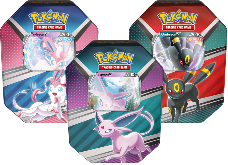 Pokemon V Heroes Tin (Spring 2022) Set of Three Pokemon V Heroes Tin (Spring 2022) Set of Three