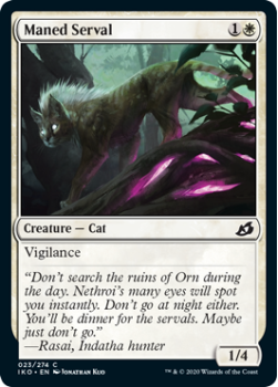 Maned Serval : IKORIA LAIR OF BEHEMOTHS 023/274 - Magic the Gathering Single Card