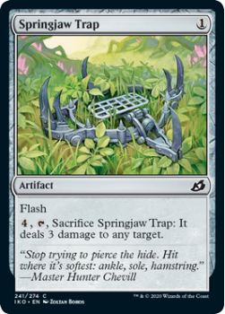 Springjaw Trap : IKORIA LAIR OF BEHEMOTHS 241/274 - Magic the Gathering Single Card