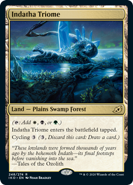Indatha Triome : IKORIA LAIR OF BEHEMOTHS 248/274 - Magic the Gathering  Single Card