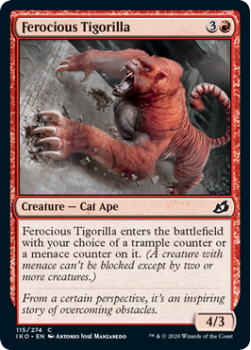 Ferocious Tigorilla : IKORIA LAIR OF BEHEMOTHS 115/274 - Magic the Gathering Single Card