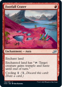 Footfall Crater : IKORIA LAIR OF BEHEMOTHS 118/274 - Magic the Gathering Single Card