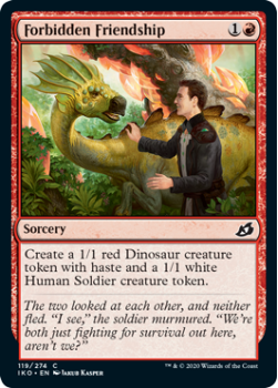 Forbidden Friendship : IKORIA LAIR OF BEHEMOTHS 119/274 - Magic the Gathering Single Card