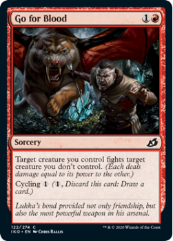 Go for Blood : IKORIA LAIR OF BEHEMOTHS 122/274 - Magic the Gathering Single Card