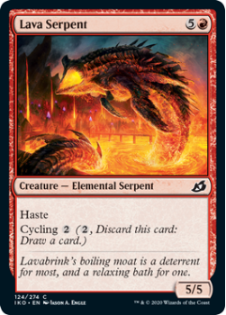 Lava Serpent : IKORIA LAIR OF BEHEMOTHS 124/274 - Magic the Gathering Single Card