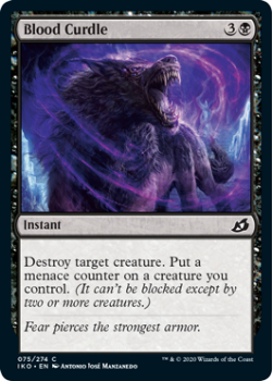 Blood Curdle : IKORIA LAIR OF BEHEMOTHS 075/274 - Magic the Gathering Single Card