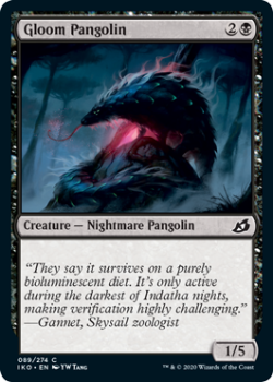 Gloom Pangolin : IKORIA LAIR OF BEHEMOTHS 089/274 - Magic the Gathering Single Card