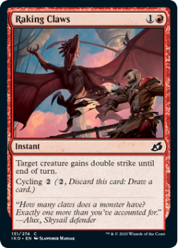 Raking Claws : IKORIA LAIR OF BEHEMOTHS 131/274 - Magic the Gathering Single Card