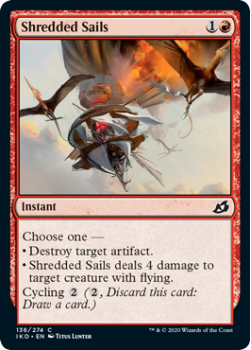 Shredded Sails : IKORIA LAIR OF BEHEMOTHS 136/274 - Magic the Gathering Single Card